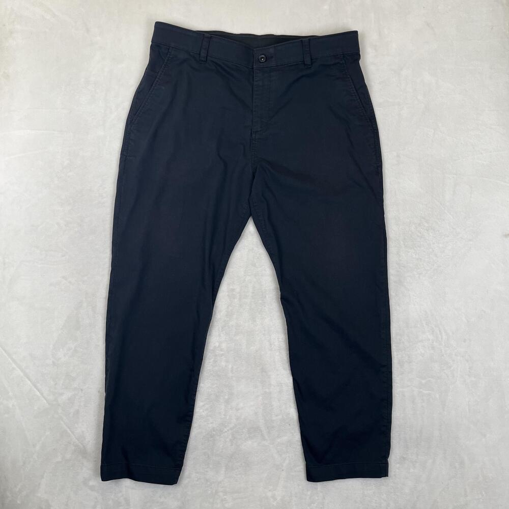 Nike Golf Pants Mens 35x30 Blue Dri-FIT Khakis Straight Woven Casual Chino